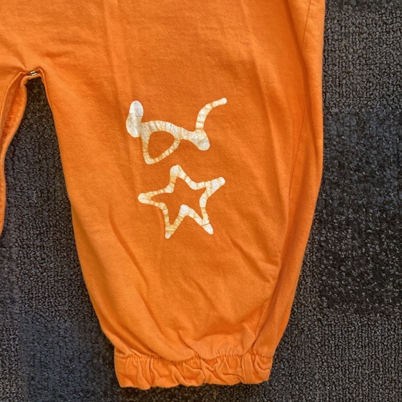 VNTG Batik Giraffe Toddler One Piece Jogger Jumpsuit Tie Dye Hand Made 24 month - Picture 11 of 16